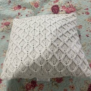 Decorative sweater pillow